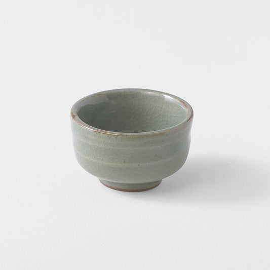 Sake Cup 35ml Celadon Glaze.