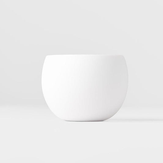Cup Shochu 8.5cm Matte White & Light Pink Glaze.
