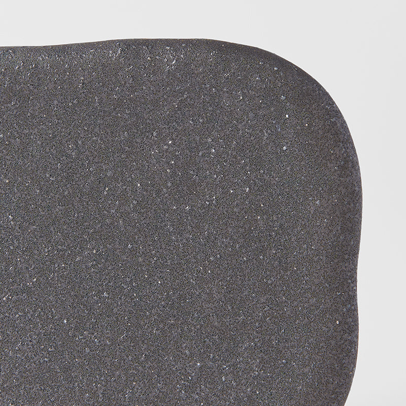 Plate Rectangular 22x13cm Stone Slab Design
