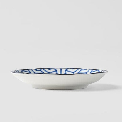 Tapas Plate 16.5cm Herringbone Design