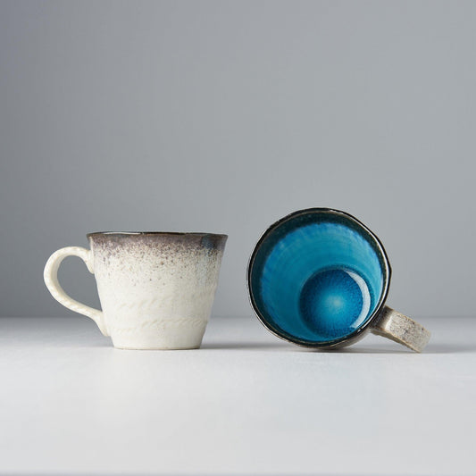 Mug with Handle 200ml Sky Blue Glaze.
