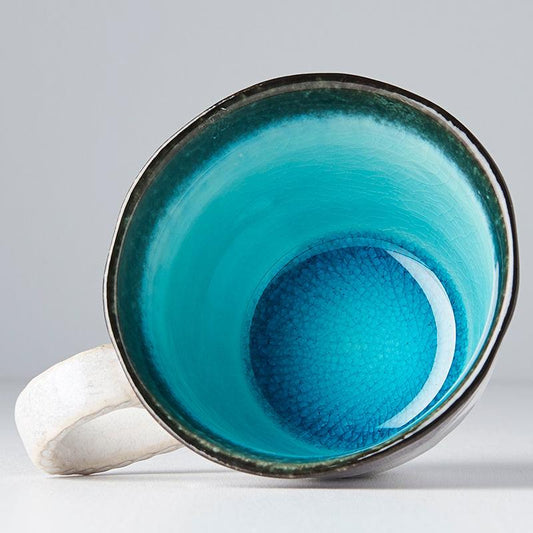Mug with Handle 200ml Sky Blue Glaze.