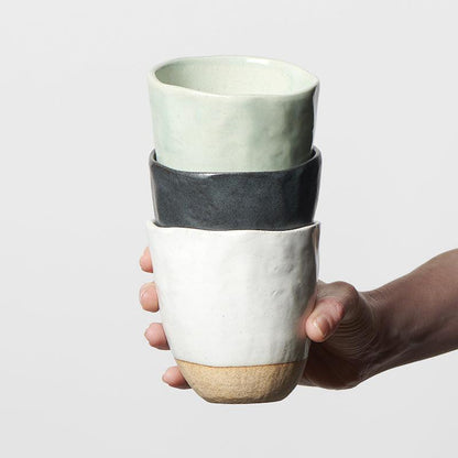 Lopsided Mug 275ml Tomei Blue Glaze.