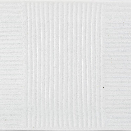 Sushi Plate 21cm Line White Design.