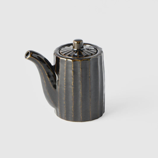 Soy Pot 125ml Tenmokku Glaze.