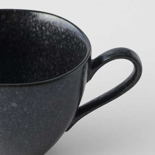 Cup 8.5cm 160ml Kanso Matte Black Glaze