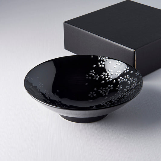 Bowl 25cm Silver Sakura Design.