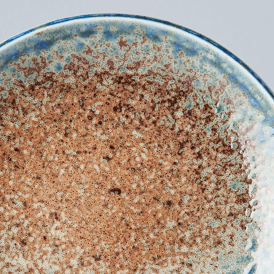 Tapas Plate 17cm Earth & Sky Glaze.
