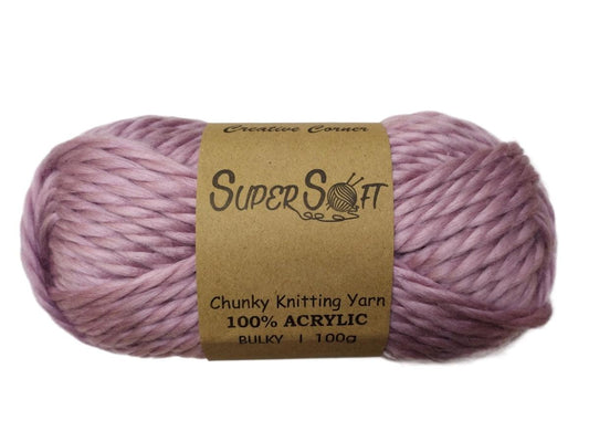 bulk 12 Pink Chunky Yarn 100G.