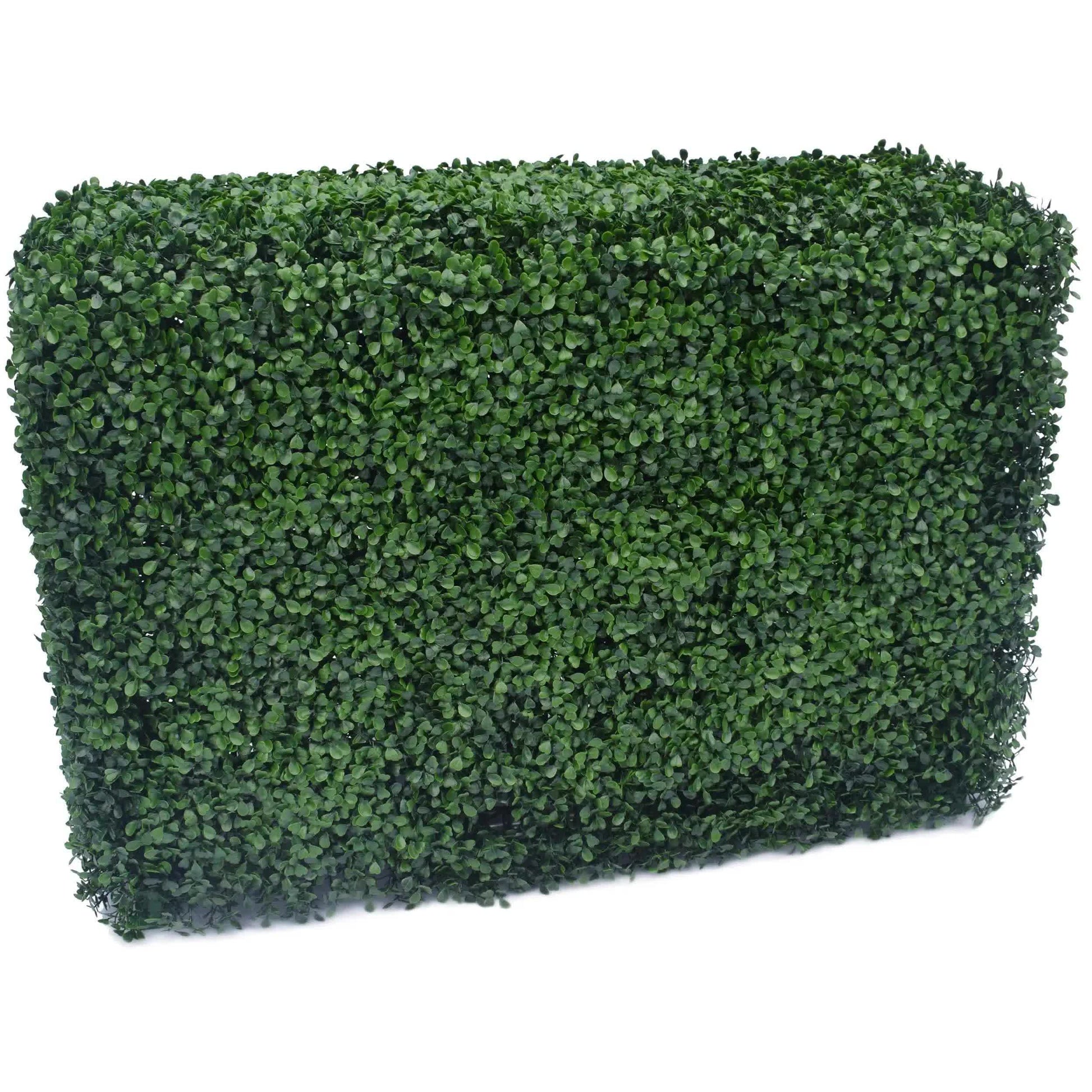 Portable Artificial Boxwood Hedge UV Resistant 75cm High 100cm Long.