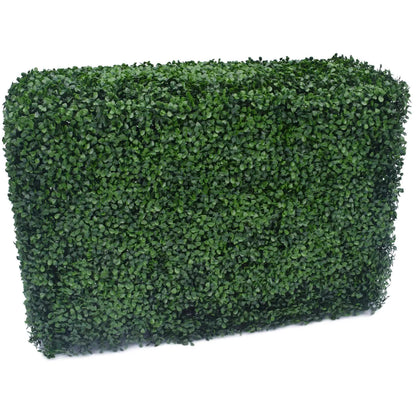 Portable Artificial Boxwood Hedge UV Resistant 75cm High 100cm Long.