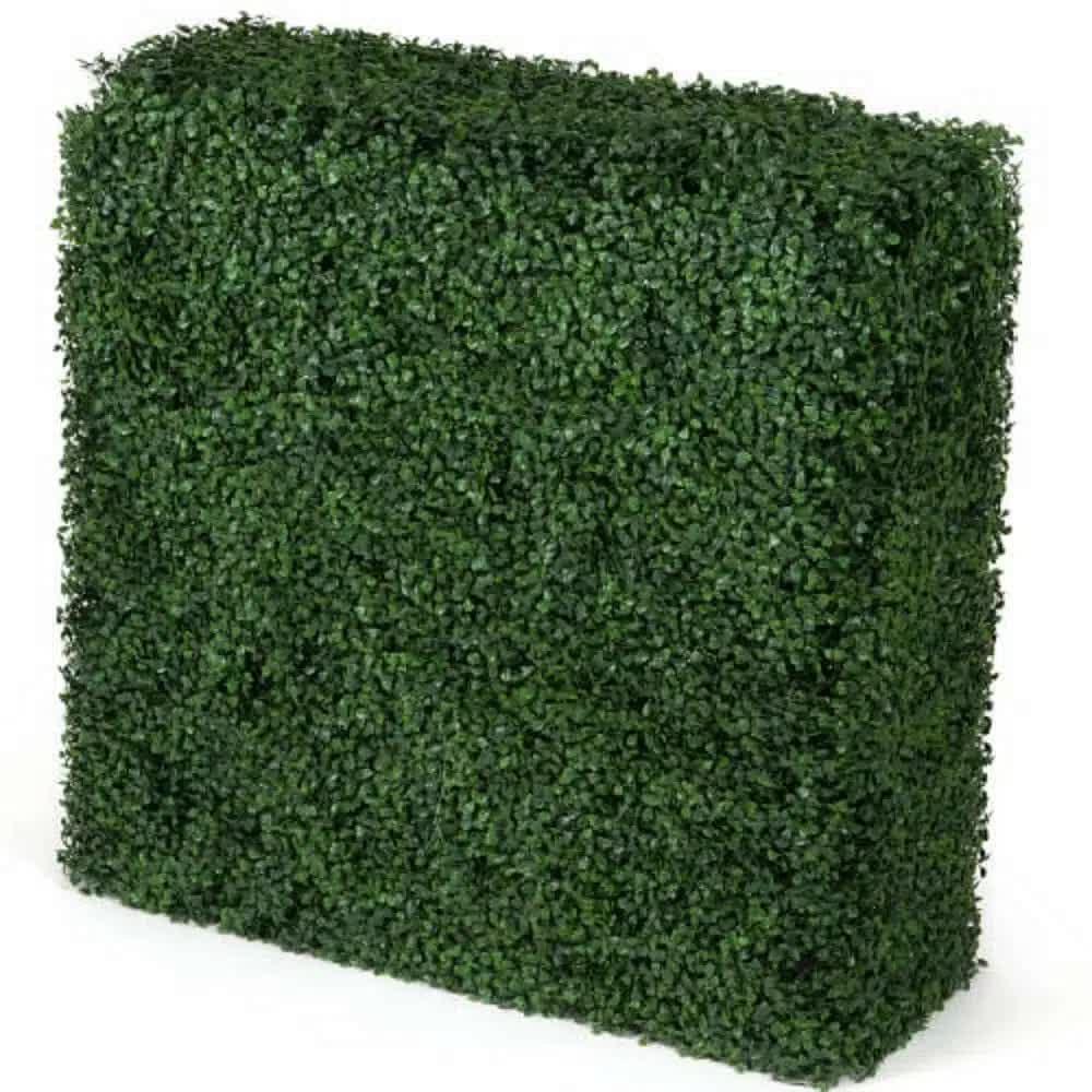 Portable Artificial Boxwood Hedge UV Resistant 75CM x 75cm.