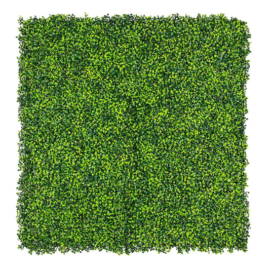 Mixed Boxwood Hedge Panels / Screens UV Resistant 1m X 1m.