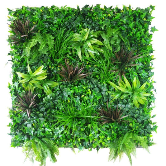 Coastal Greenery Vertical Garden / Green Wall UV Resistant 100cm X 100cm.