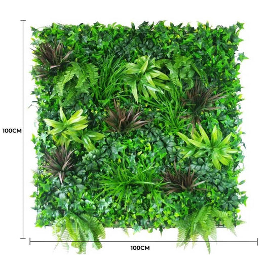 Coastal Greenery Vertical Garden / Green Wall UV Resistant 100cm X 100cm.