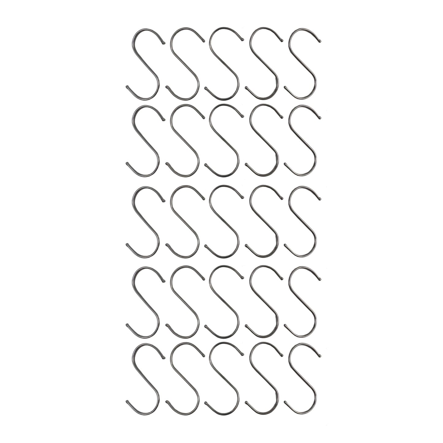 Stainless Steel Hanging S Hooks 12cm X 6cm 25 Pieces