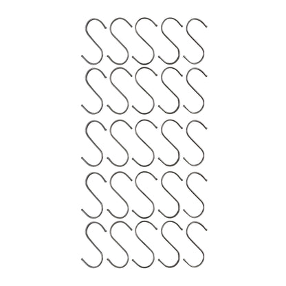 Stainless Steel Hanging S Hooks 12cm X 6cm 25 Pieces
