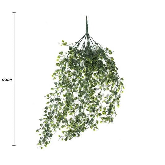 Artificial Hanging Plant (Heart Leaf) UV Resistant 90cm