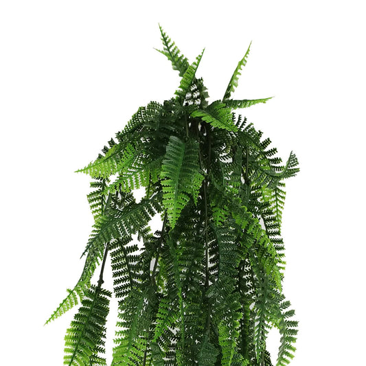 Artificial Hanging Fern Garland Bush UV Resistant and Fire Rated 18cm x 76cm