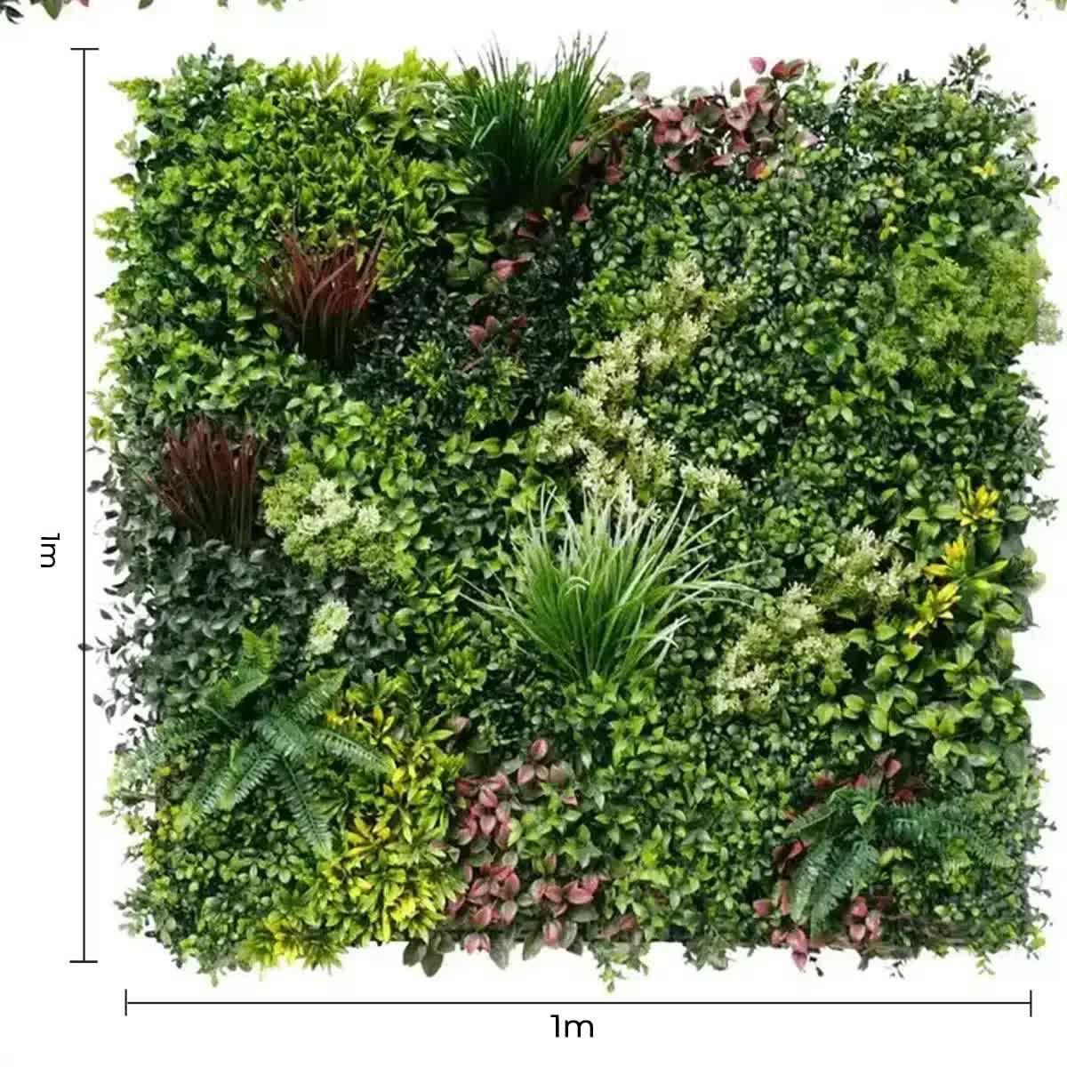 [Draft] Luxury Triptych Vertical Garden / Living Wall Set 3 of Pieces 1m x 1m (3 SQM Set) UV Resistant.