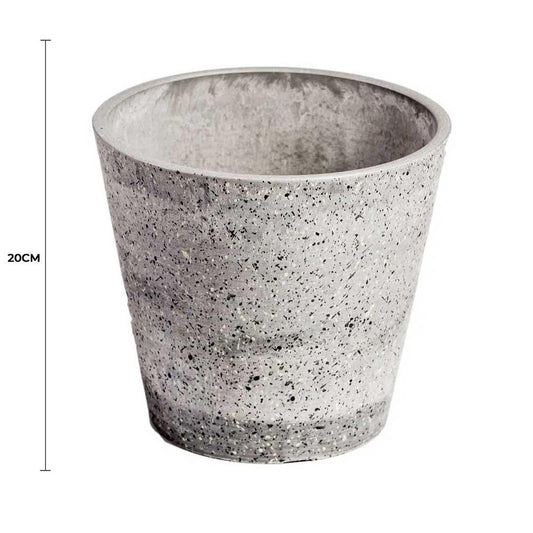 Imitation Grey Stone Pot 20cm.