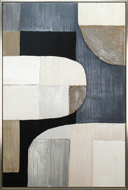 Oceana Abstract Framed Artwork 120cm.