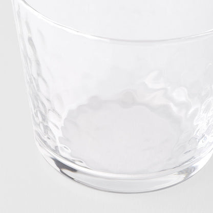 Glass Mini Tumbler Dimpled 220ml