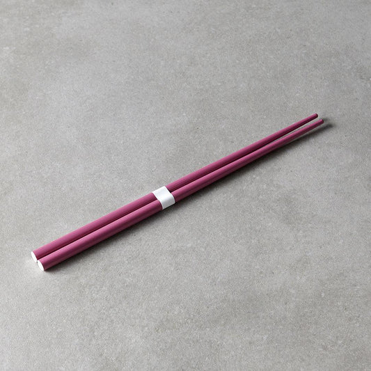 Chopsticks Lacquered Plum & White.