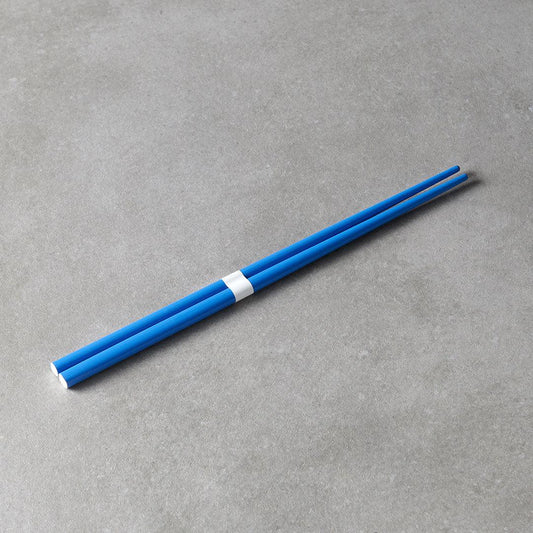 Chopsticks Lacquered Royal & White.