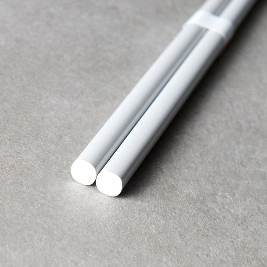 Chopsticks Lacquered Grey & White.