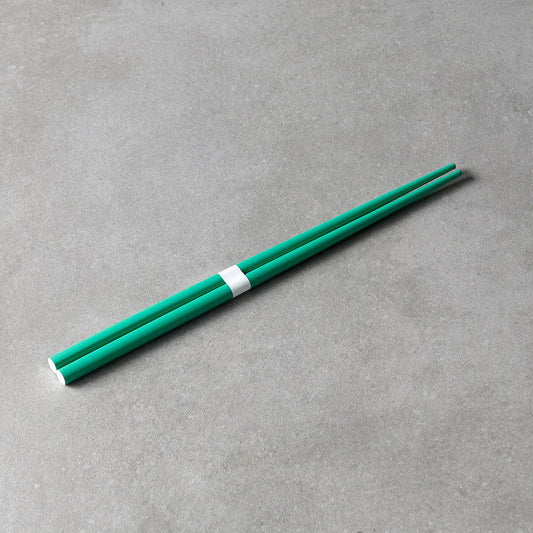 Chopsticks Lacquered Green & White.