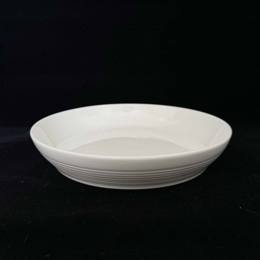 bulk 24 White Fine Bone China Embossed Side Plate 19cm.
