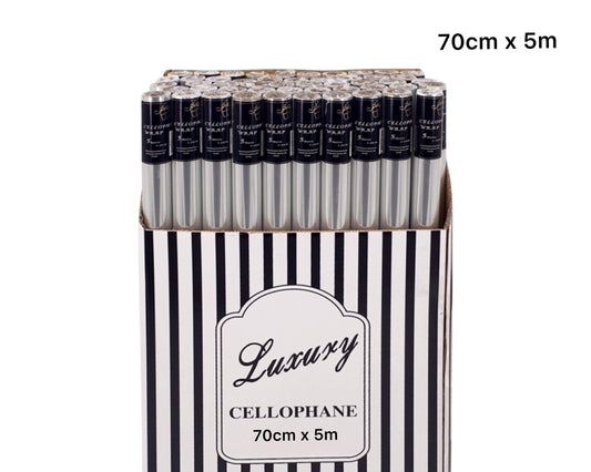 bulk 50 Cellophane 70cmx5m on 38mm Core.