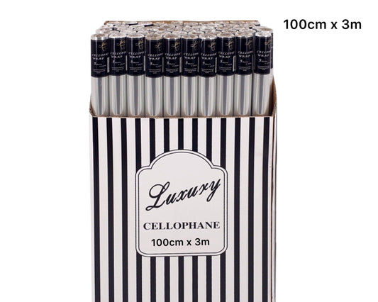 bulk 50 Cellophane 100cmx3m on 38mm Core.