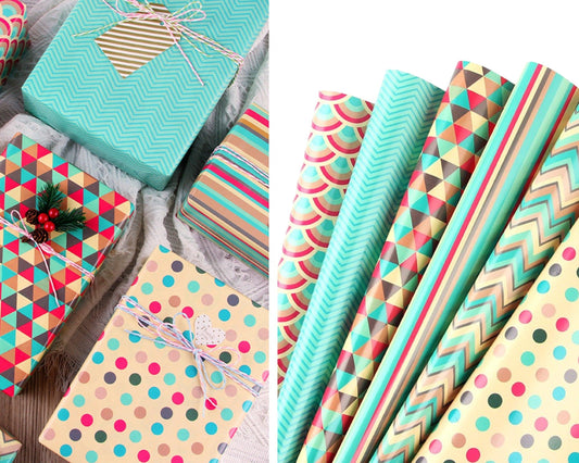 bulk 50 Blue For You Gift Wrap 70Cmx3M 38Mm Core.