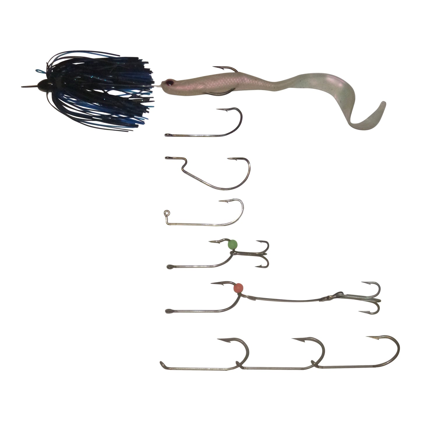 Vike 1/2 oz Skirted Microjig in Green Pumpkin.