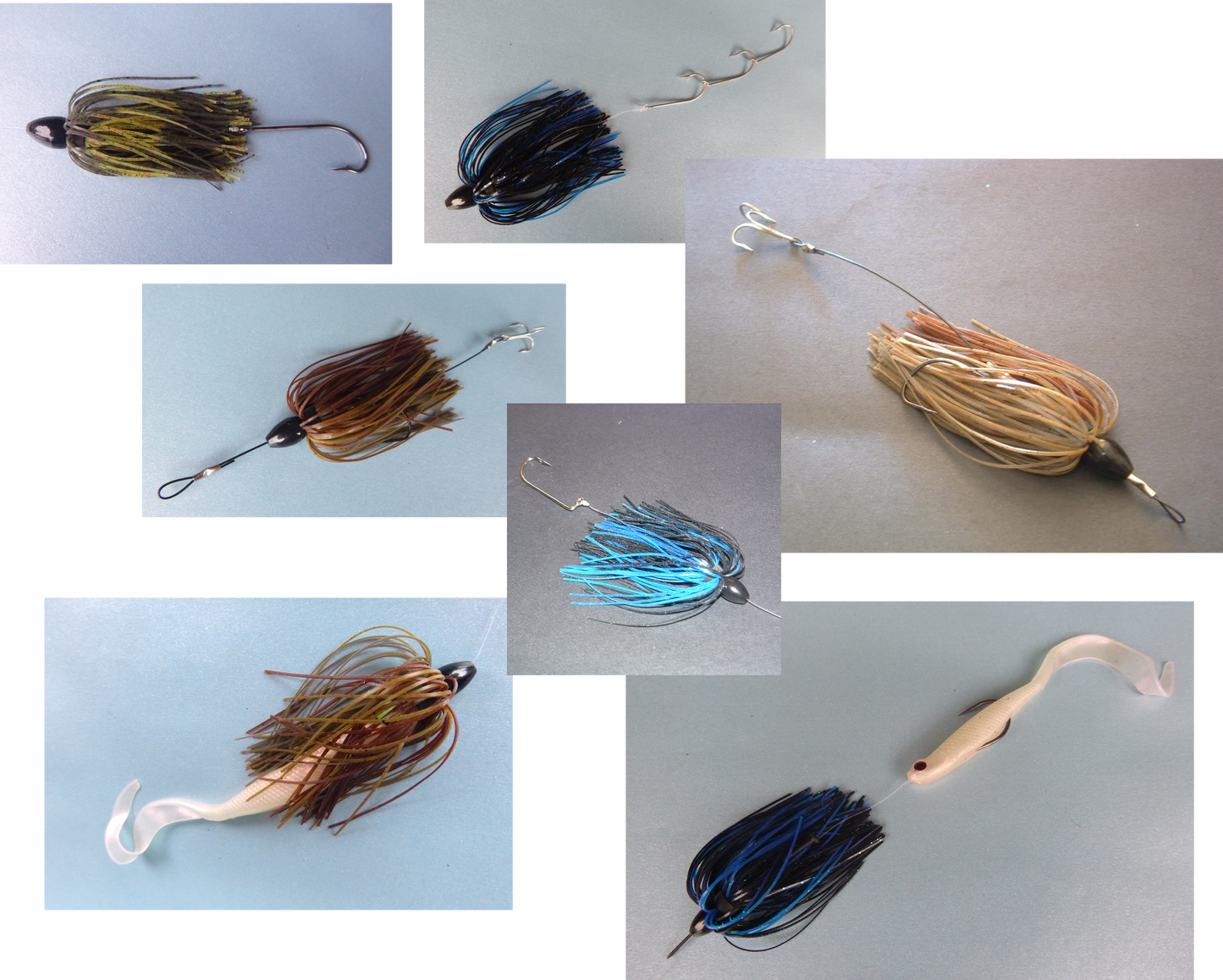 Vike 3/4 oz Skirted Microjig in Green Pumpkin.