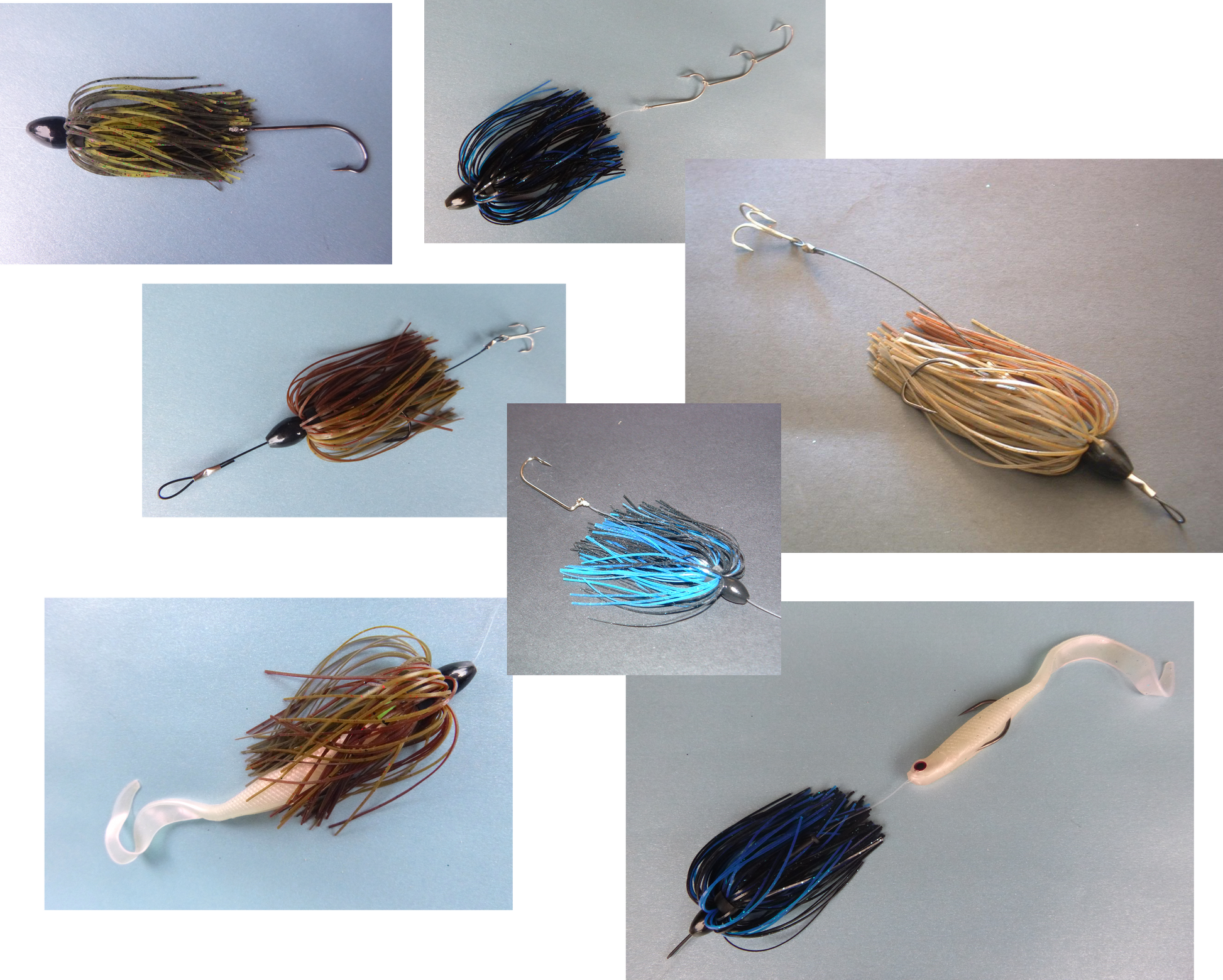 Vike 3/4 oz Skirted Microjig in Green Pumpkin.