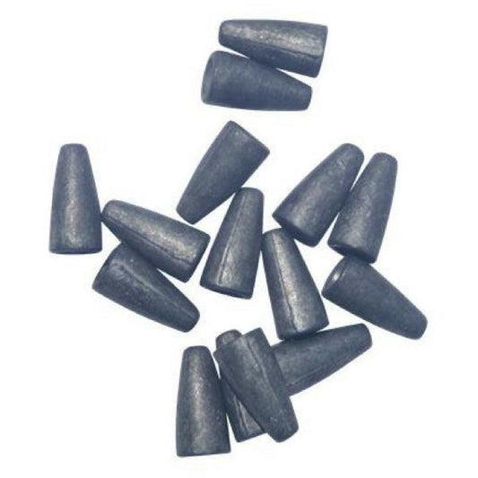 Swimerz 1/4 oz Lead Bullet Sinker - Qty 15 Pack.