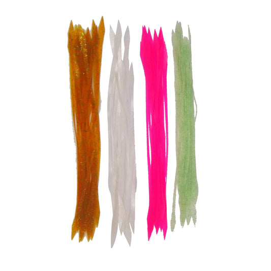Artizan Silicon Lure Tails, Hot Pink, Pack of 20.