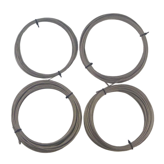 Swimerz 49 Strand Stainless Steel Trace Wire, 600lb, 30ft.