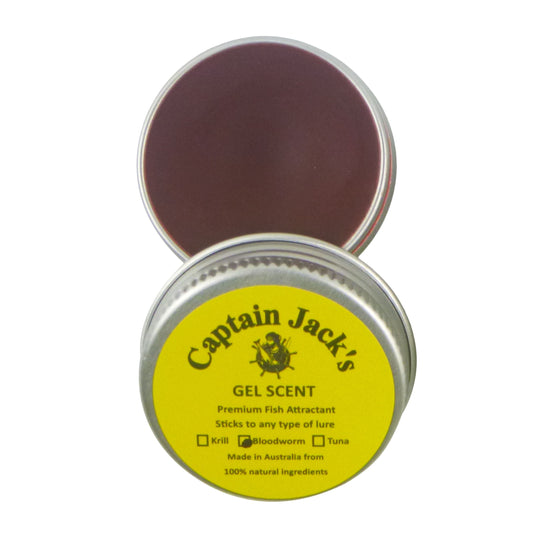 Captain Jack's Gel Scent - Bloodworm, 15 gm Tin.