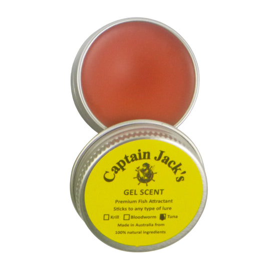 Captain Jack's Gel Scent - Tuna, 15 gm Tin.