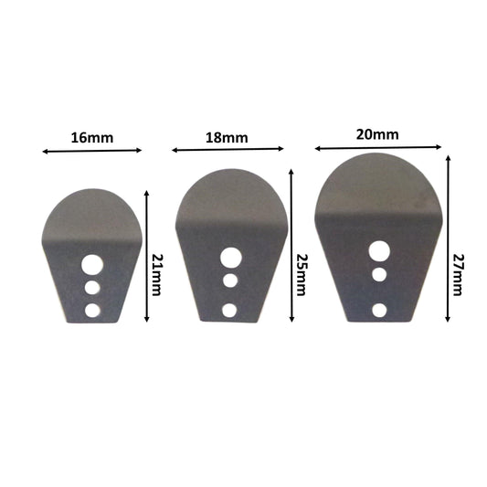 Artizan Swim Jig Blade,  25mm x 18mm, Medium, 10 pack.