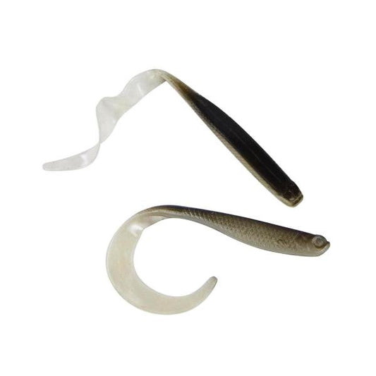 Swimerz 75 mm VTail Soft Plastic Lure, Mullet, 8 pack.