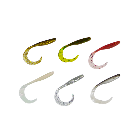 Swimerz 75 mm VTail Soft Plastic Lure, Herring, 8 pack.