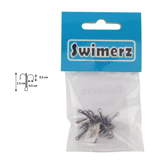 Swimerz Striker Trebles Size 10, 14 Pack.