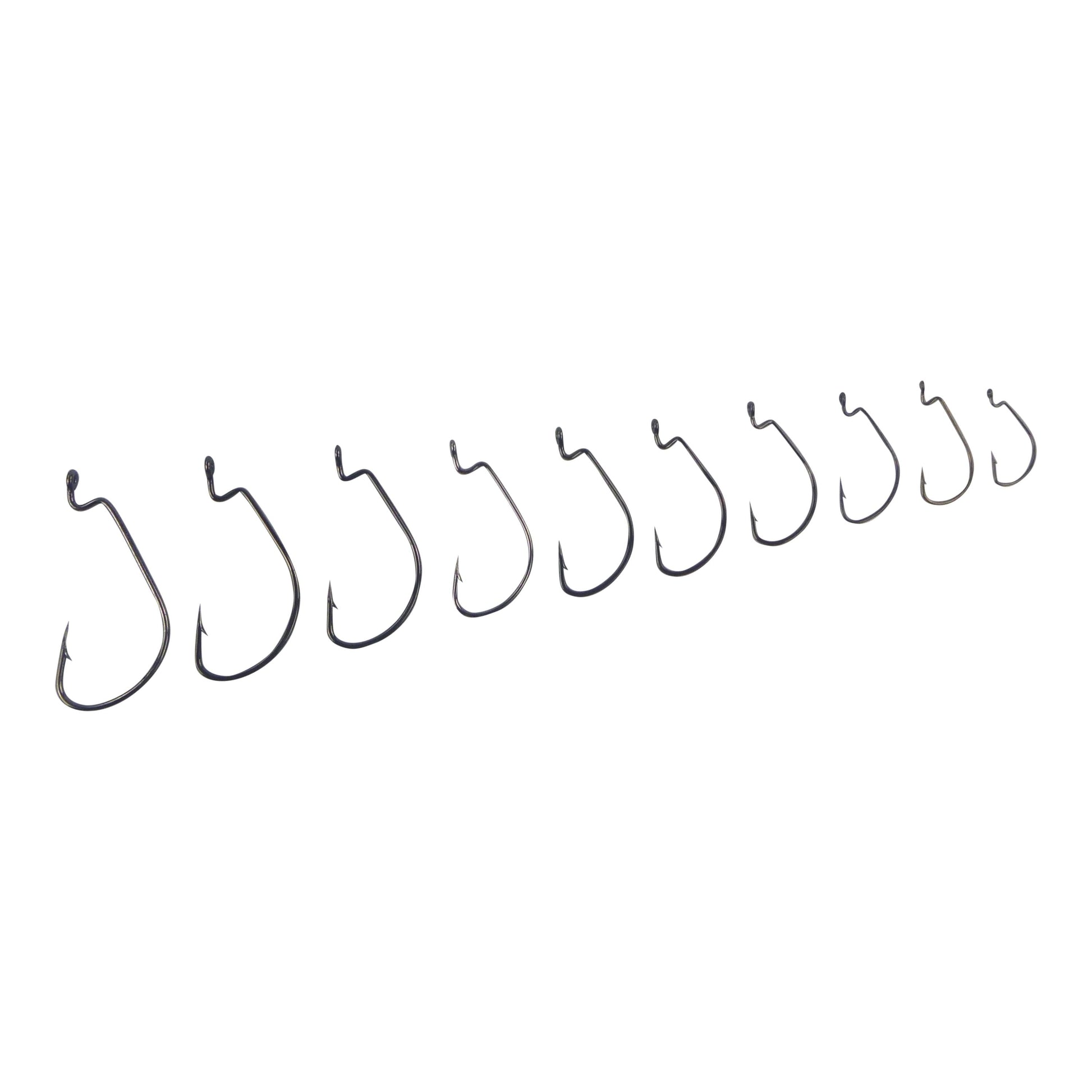 Swimerz 1/0 Wide Gape Worm Hook 15 Pack.