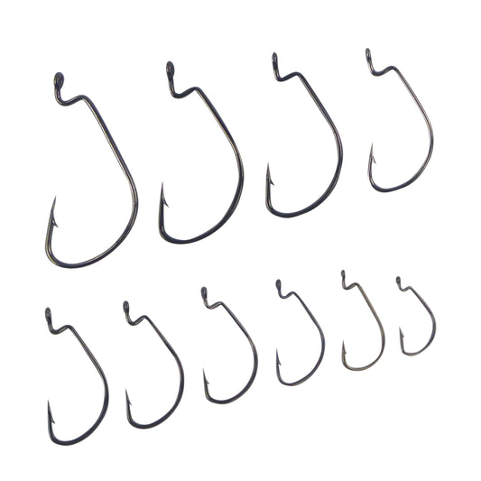 Swimerz 4/0 Wide Gape Worm Hook 15 Pack.