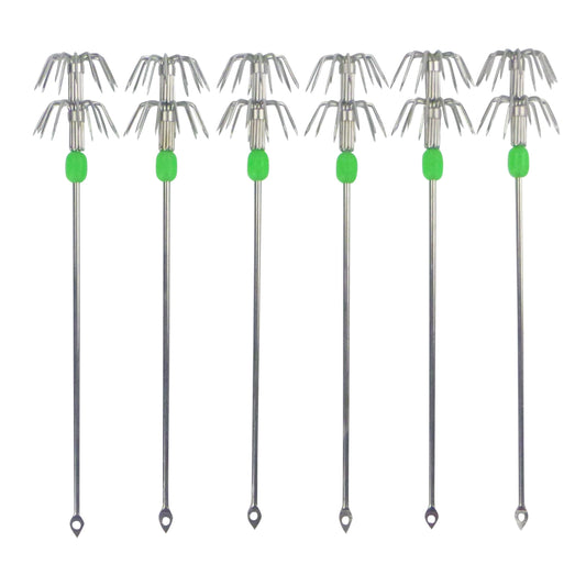 Swimerz Double Crown Squid Spikes, 15cmL, 27mm Crown, 6 pack.
